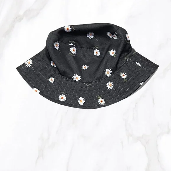 Alice + Olivia Reversible Daisy Print Bucket Hat, OS‎ - Picture 4 of 5
